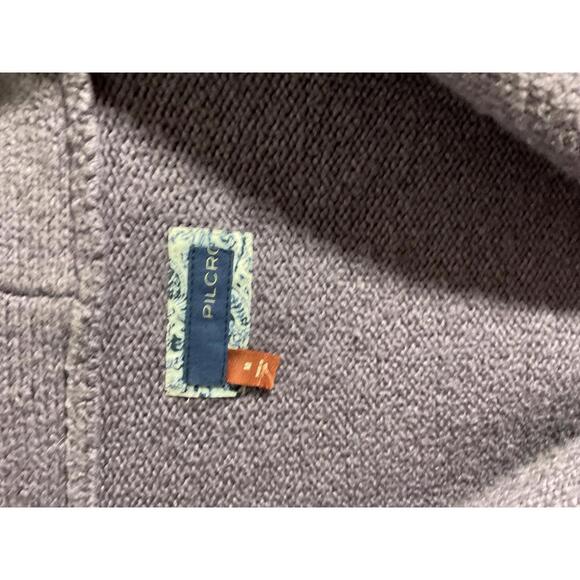 Pilcro Chunky Knit Cardigan Sweater - Soft Lavender/Cable Knit Design Medium - Picture 4 of 13